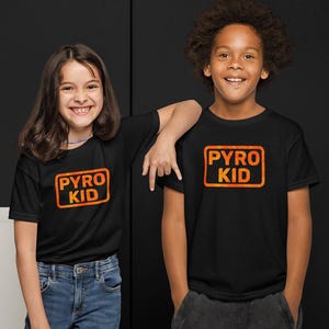 PYRO KID Children&#39;s T-Shirt: For the Little Firebugs In Your Life - A Must Have for Child Pyrotechnicians & Tiny Firefighters