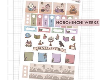 Practical Magic Hobonichi Weeks Kit planner sticker sheets, weekly deco