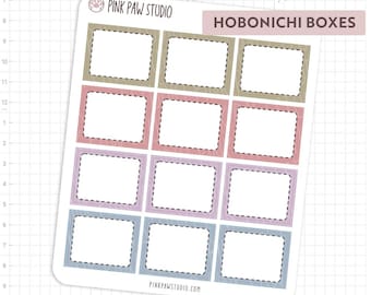 Practical Magic theme Boxes planner sticker sheet, Hobonichi, Kinbor, Happy planner, Bullet journal.