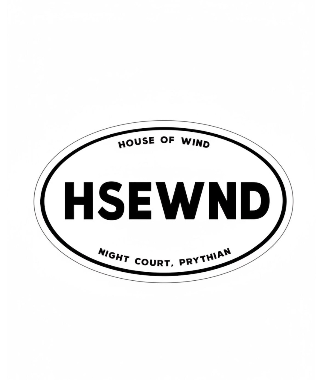 House of Wind Car Magnet | Weather Resistant Destination Sticker - Etsy