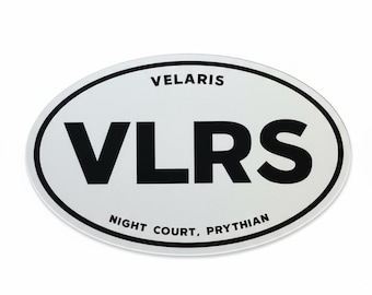 Velaris-automagneet | Weerbestendige bestemmingssticker