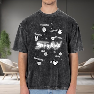 Stray Kids Skzoo dominATE World Tour US 2025 MINERAL Wash Tee, Stray Kids ATE, Stray Kids Hop Album Shirt, Mixtape DominAte