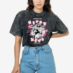 Stray Kids dominATE World Tour US 2025 MINERAL Wash Tee, Stray Kids ATE Album Shirt, Stray Kids Hop Album Shirt, Giant Album Shirt, Kpop Tee