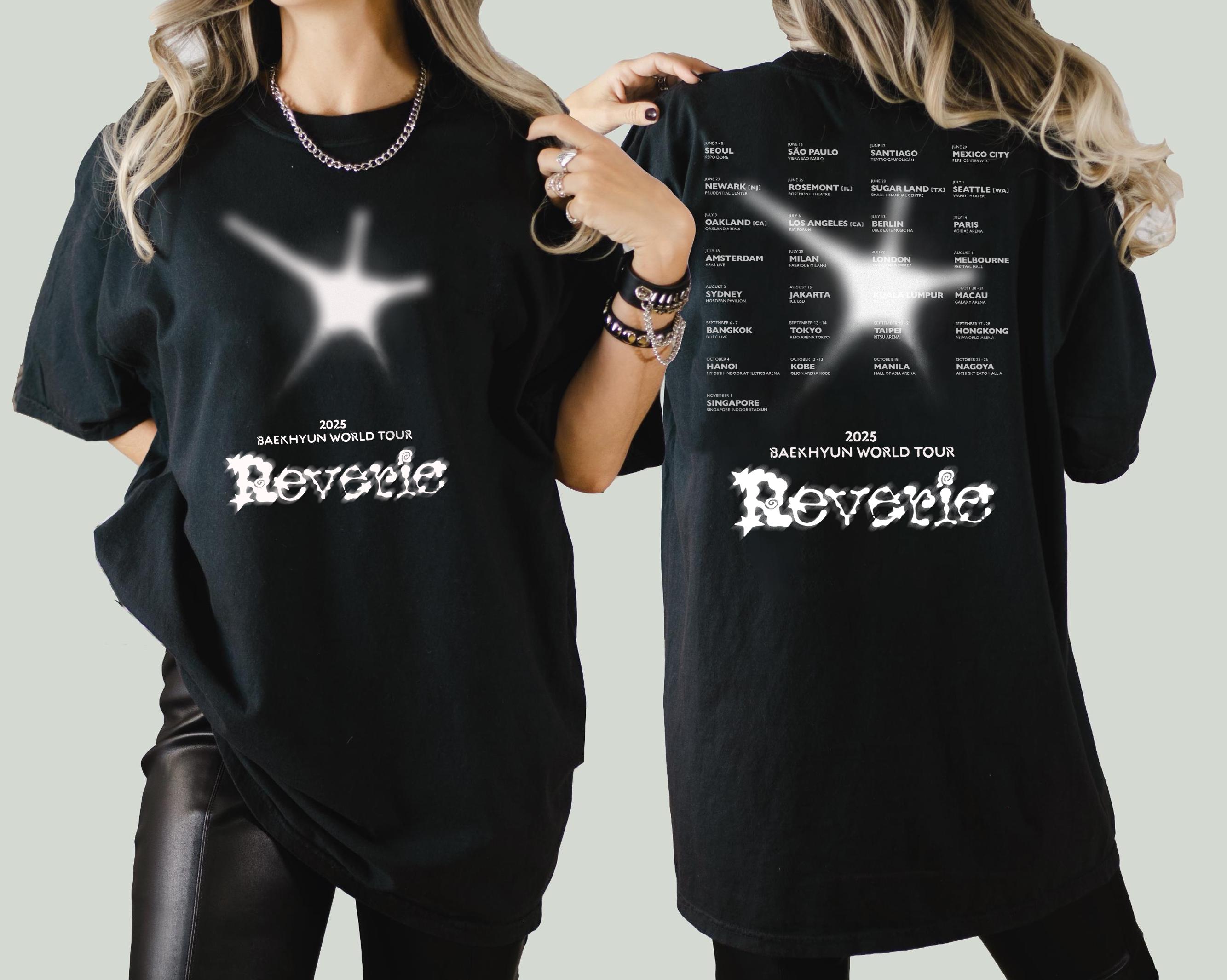 EXO ベッキョン クリスマス Tシャツ EXO BAEKHYUN 2024 CHRISTMAS FANMEETING OFFICIAL MD T-SHIRT