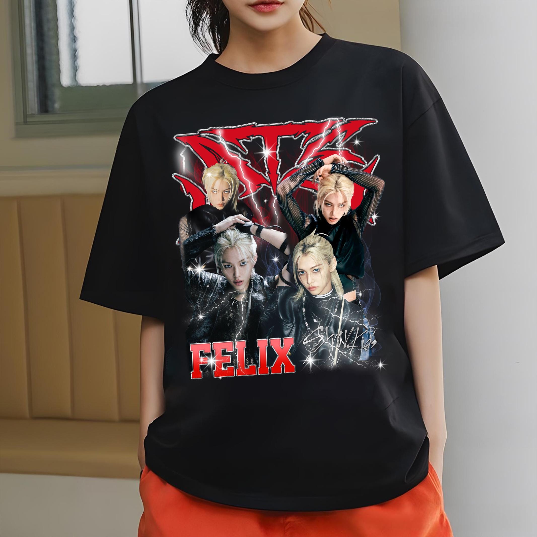 Retro Stray Kids Felix Shirt,  Stray Kids Domiate World Tour 2025 in US Shirt, Stray Kids Kpop Shirt, Stray Kids Domiate World Tour Shirt