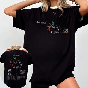 The Rose Once Upon A WRLD Tour in Us Shirt, The Rose 2025 World Tour Shirt, The Rose Kpop, The Rose WRLD Road Map Shirt, The Rose WRLD Album