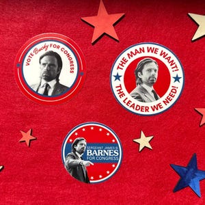 Bucky Barnes for Congress Stickers (Set of 3!)