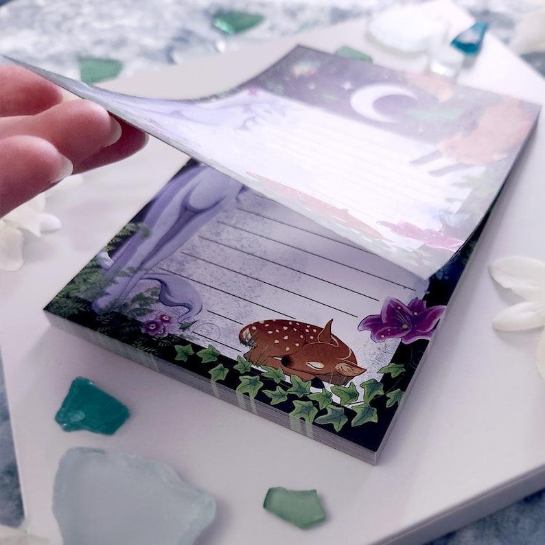 Magic Forest Notepad | Memopad, To-do List, Notebook, Note Paper, Gifts ...