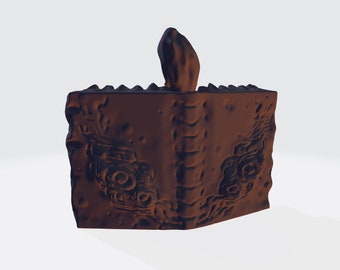 Mimic monster book: 3D Print STL digital File