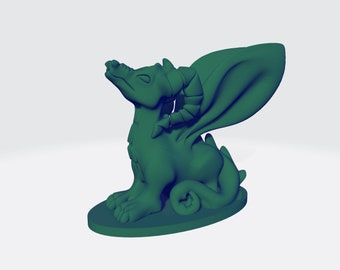 Fairy fey dragon mini: 3D Print STL digital File
