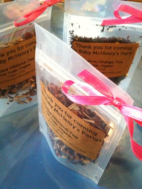 Items similar to Tea Party Favors, Bridal Shower Favors, Tea Wedding
