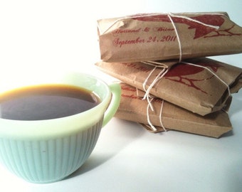 Custom Wedding Favors. Set of 50. Unique Coffee Wedding Gifts. Set of 50. Fall or winter wedding gift.