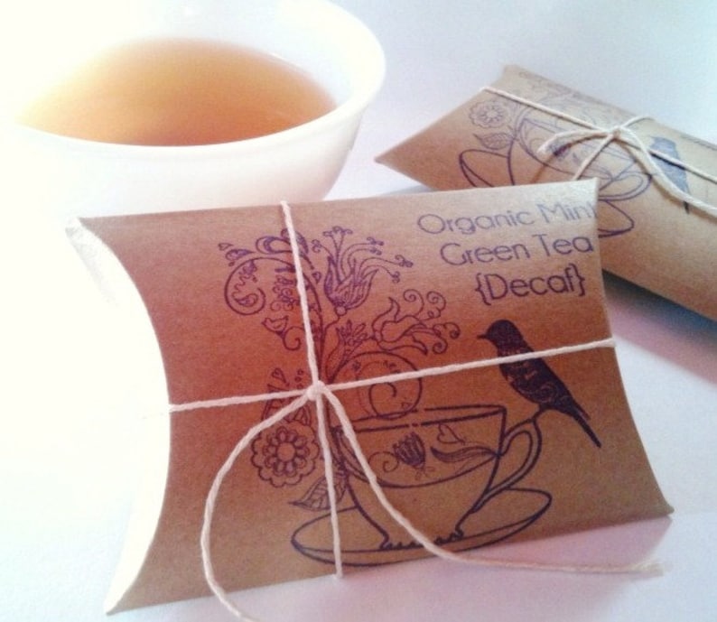 Tea Wedding Gifts Bridal Shower Favors tea party favors Set of 20 w Custom Stamp.