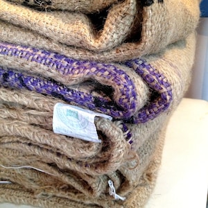 Burlap Coffee Bag. DIY Wedding Supplies. Rustic Home Decor. Ready to Ship.
