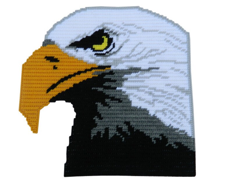 Plastic Canvas Majestic Eagle Wall Hanging...pdf Etsy