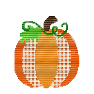 Plastic Canvas Pumpkin Patch Wall Hanging PDF FORMAT Instant Download
