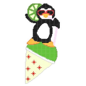 Plastic Canvas Wall Hangings Just Chillin Penguin