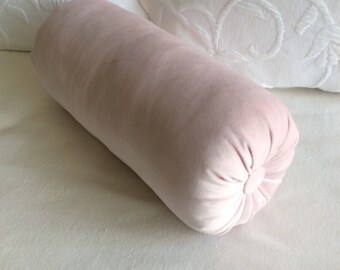 pink bolster cushion