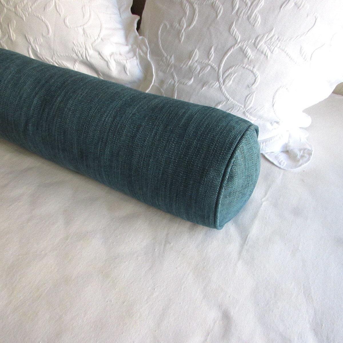 8x36 bolster pillow includes insert teal blues Etsy