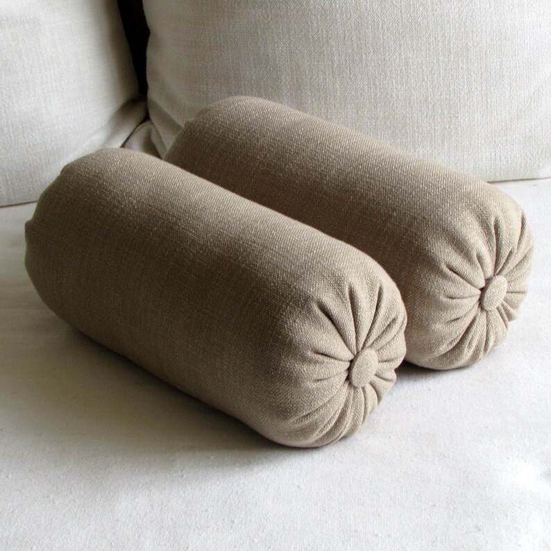 PAIR Decorative Lumbar Bolster Pillows 6x14 6x16 8x18 6x20 Etsy