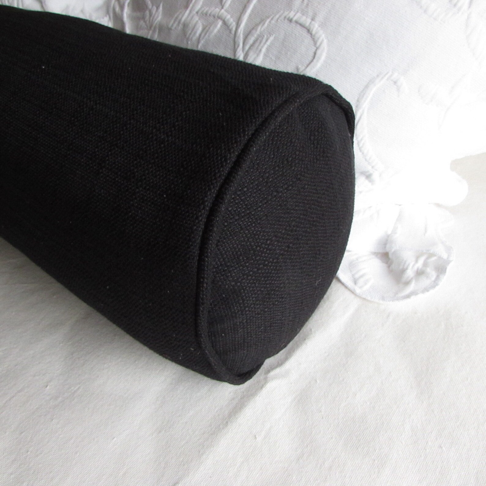 8X36 Daybed Size BLACK bolster pillow includes insert Etsy