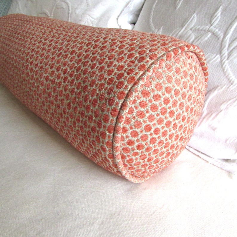 7x20 Coral Reef chenille decorative Bolster Pillow | Etsy
