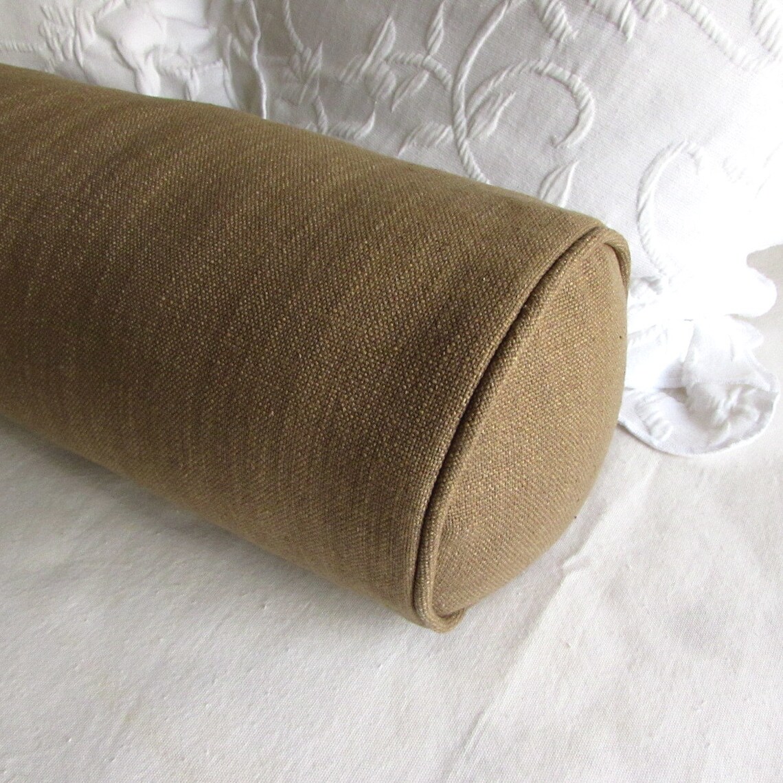 8x36 Bolster Pillow Includes Insert Dark Toast/tan Etsy