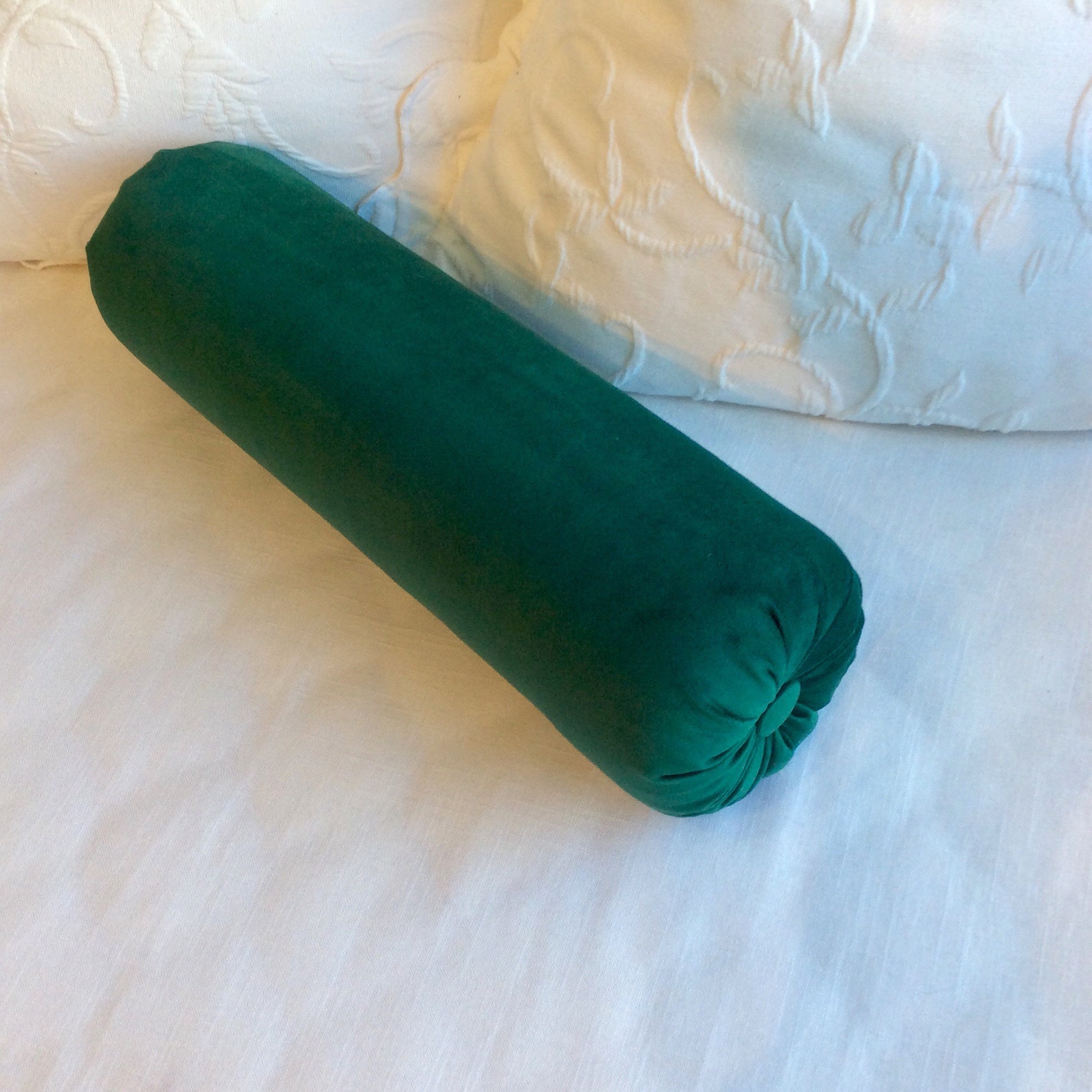 Emerald Green VELVET Decorative Bolster Pillow 6x14 6x16 6x18 Etsy