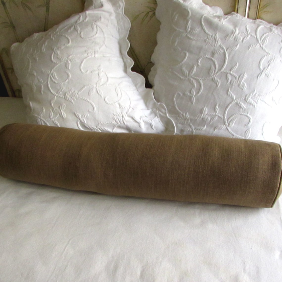 8x36 Bolster Pillow Includes Insert Dark Toast/tan Etsy