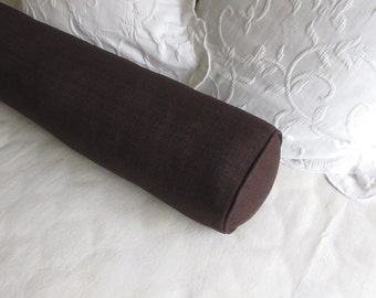 8x36  bolster pillow daybed size includes insert, brown