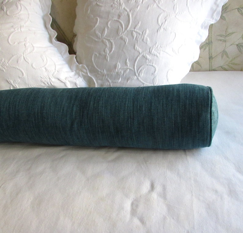 8x36 bolster pillow includes insert teal blues Etsy
