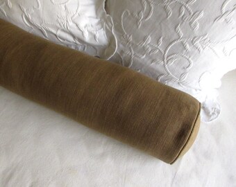 8x36  bolster pillow includes insert, dark toast/tan