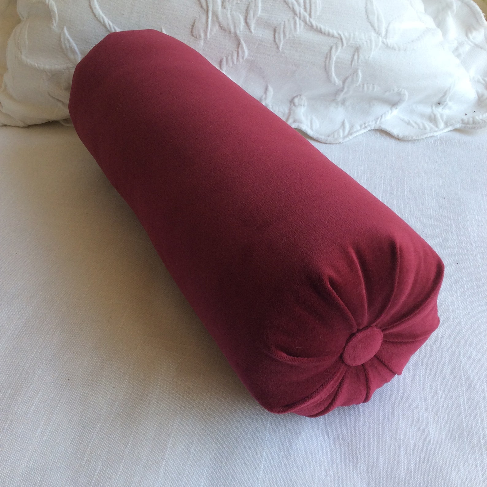 Burgundy Velvet Bolster Pillow 6x14 6x16 6x18 6x20 6x22 Etsy
