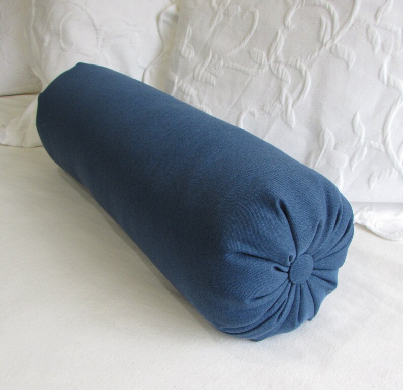 BLUE DENIM Bolster Pillow 6x14 6x16 6x18 6x20 6x22 Etsy