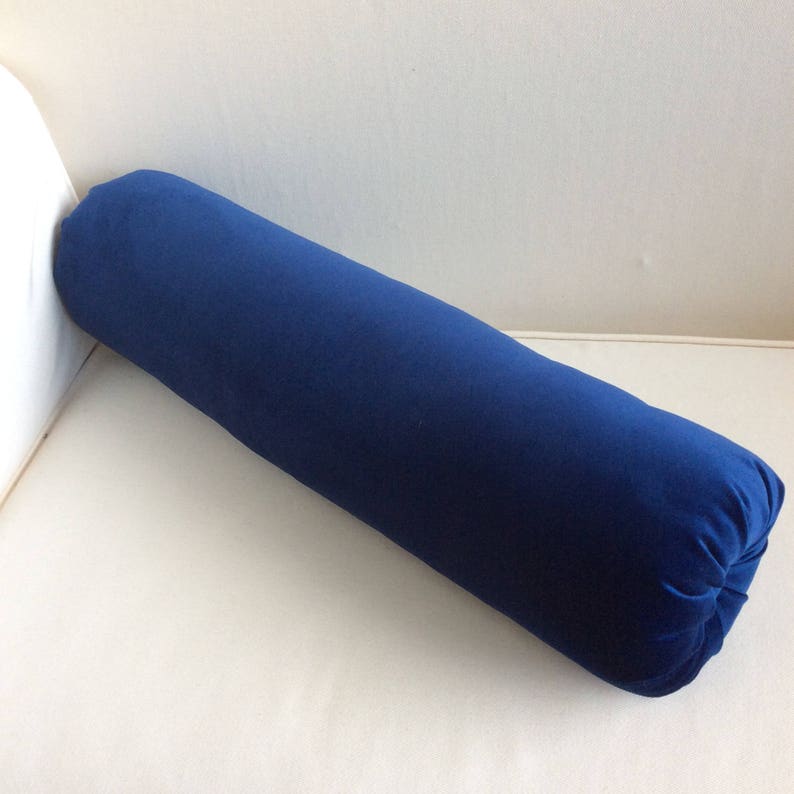 Bright Royal Blue VELVET Decorative Bolster Pillow 6x14 6x16 Etsy