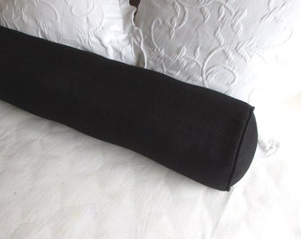 8X30 Daybed Size BLACK bolster pillow includes insert