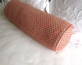 7x20 Coral Reef chenille decorative Bolster Pillow