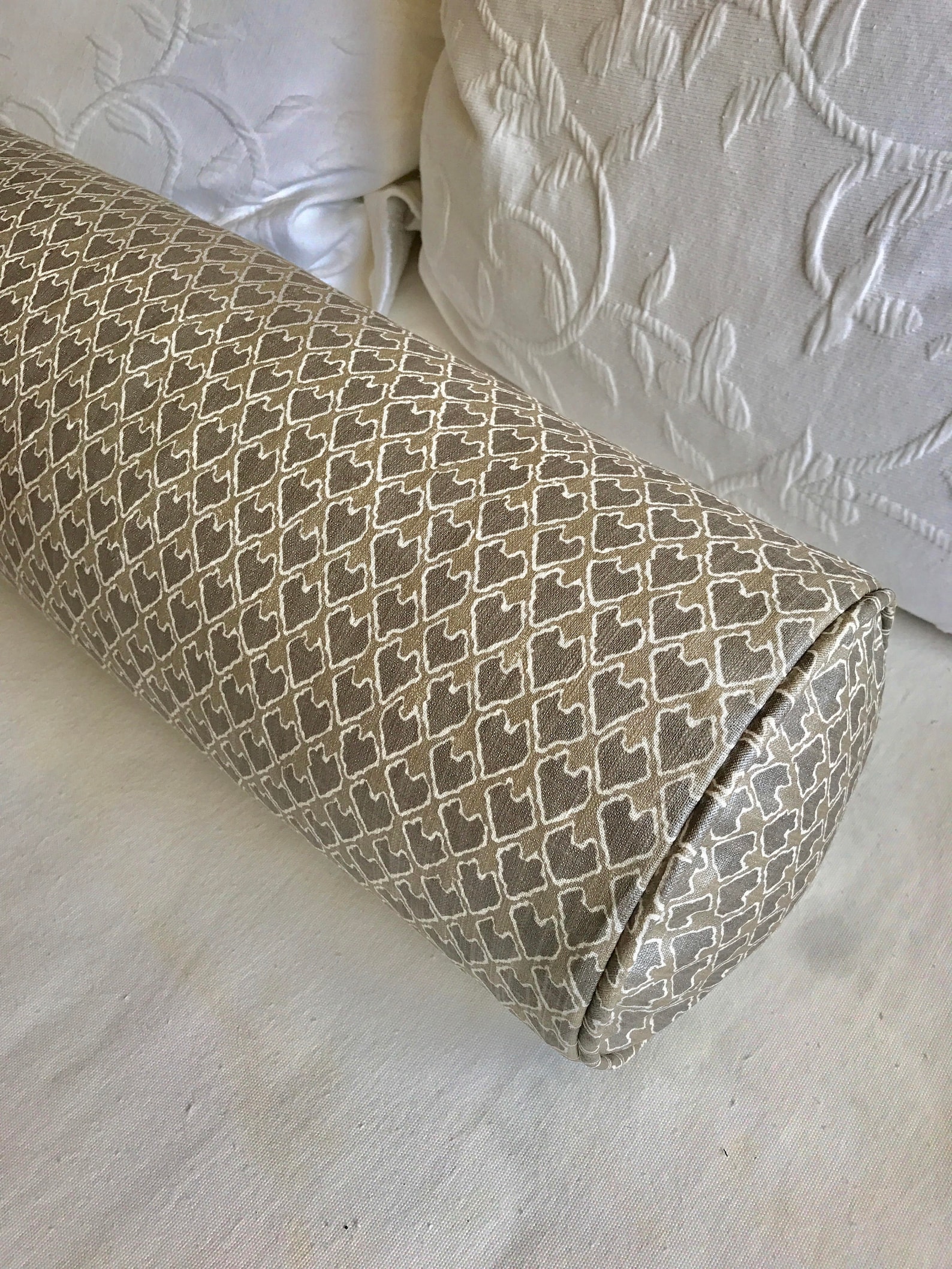 DIEGO Bolster Pillow 8x36 Includes Insert in Champagne Etsy