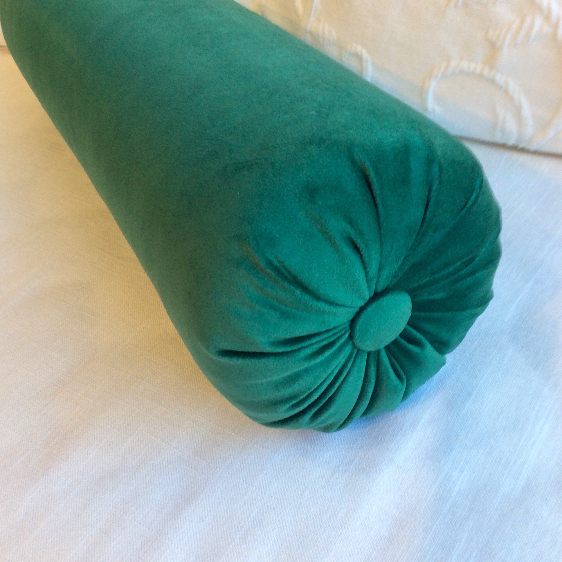 Emerald Green VELVET Decorative Bolster Pillow 6x14 6x16 6x18 Etsy