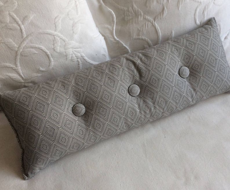Gray Woven 9x25 Bolster/lumbar Pillow Available in Many of Our Etsy