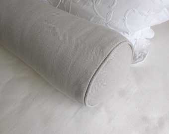 8x30 BOLSTER  pillow includes insert Platinum Gray