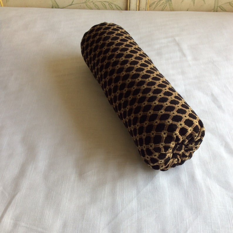 Black gold bolster lumbar accent throw pillow 6x14 6x16 6x18 Etsy