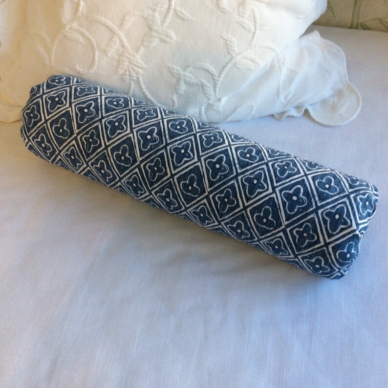 Viridian Navy Bolster Pillow 6x14 6x16 6x18 6x18 6x20 6x22 Etsy