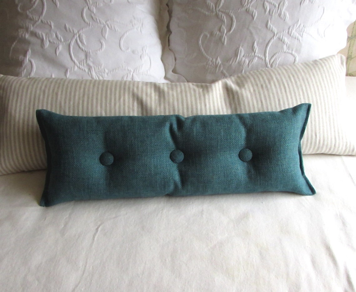 TEAL 9x25 Bolster/lumbar pillow available in many of our Etsy