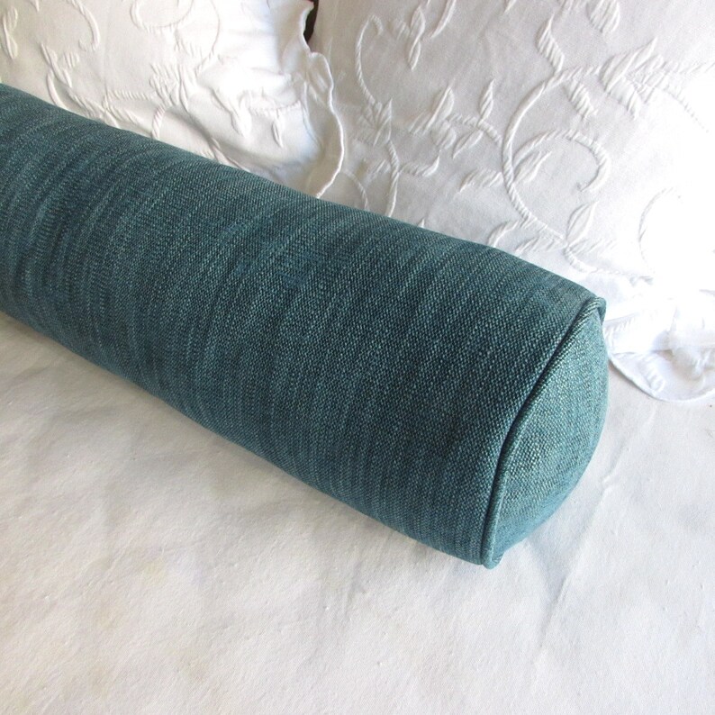 8x36 bolster pillow includes insert teal blues Etsy