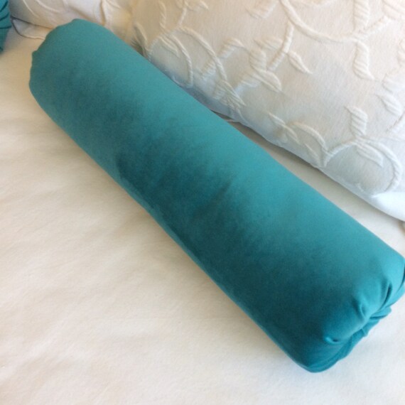 teal bolster pillow