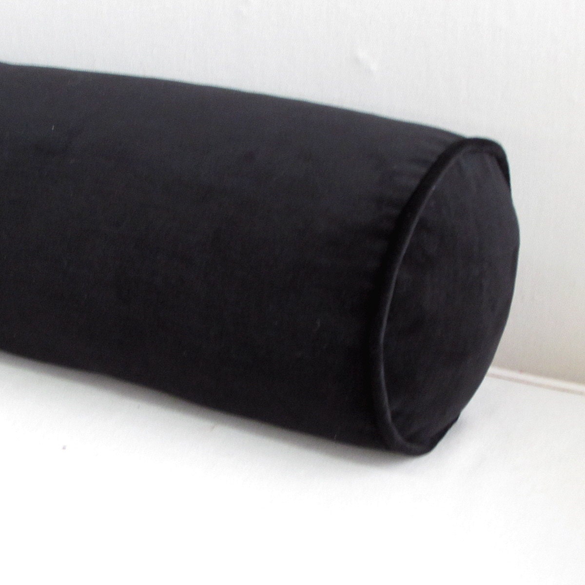 Daybed size VELVET Black bolster pillow 8x36 includes ready to Etsy