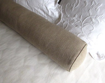 8x36 BOLSTER pillow sand beige includes insert