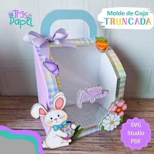 Modèle de boîte d'activités pour enfants, boîte à bonbons, moule, modèle, boîte d'activités, téléchargement instantané, déjeuner, cadeaux de fête, moule de boîte tronquée
