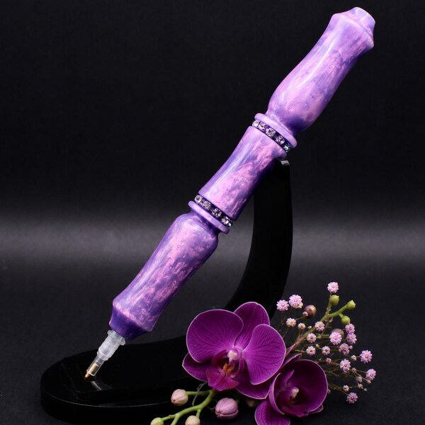 Hand Turned Diamond Painting Pen ~ Spellbound